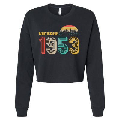 Vintage 1953 Sun Wilderness 70th Birthday Cropped Pullover Crew