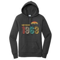 Vintage 1963 Sun Wilderness 60th Birthday Women's Pullover Hoodie