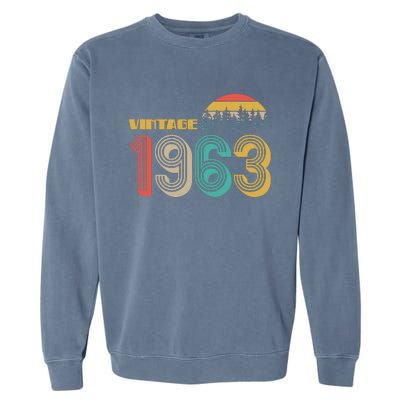 Vintage 1963 Sun Wilderness 60th Birthday Garment-Dyed Sweatshirt