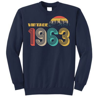 Vintage 1963 Sun Wilderness 60th Birthday Tall Sweatshirt