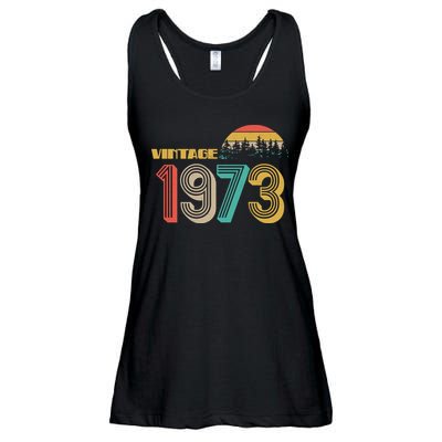 Vintage 1973 Sun Wilderness 50th Birthday Ladies Essential Flowy Tank
