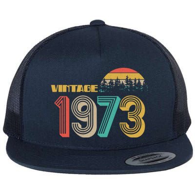 Vintage 1973 Sun Wilderness 50th Birthday Flat Bill Trucker Hat