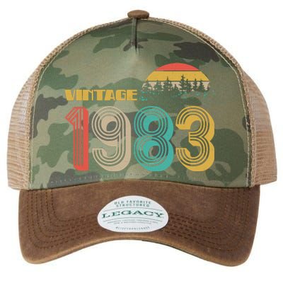 Vintage 1983 Sun Wilderness 40th Birthday Legacy Tie Dye Trucker Hat