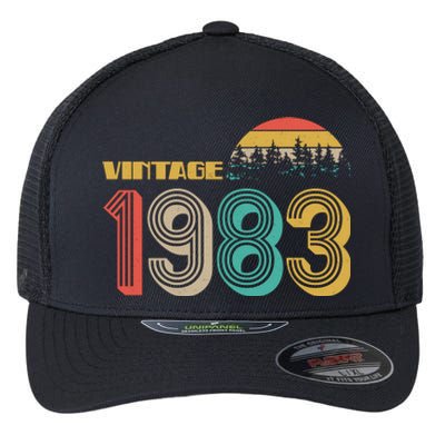 Vintage 1983 Sun Wilderness 40th Birthday Flexfit Unipanel Trucker Cap