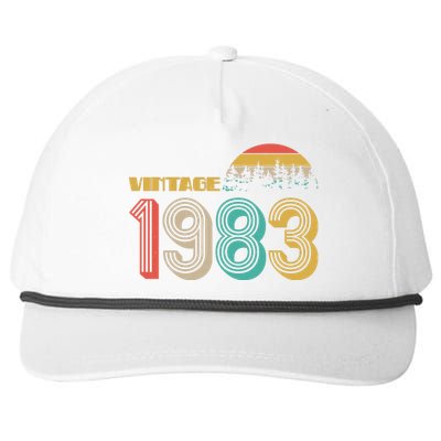 Vintage 1983 Sun Wilderness 40th Birthday Snapback Five-Panel Rope Hat