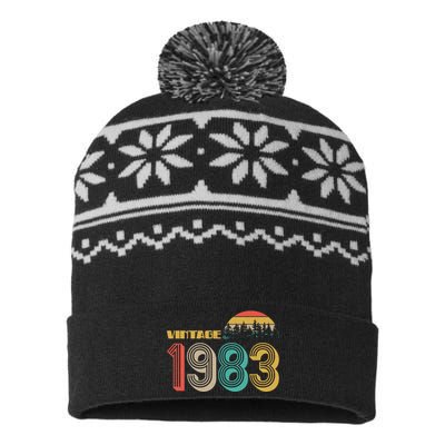 Vintage 1983 Sun Wilderness 40th Birthday USA-Made Snowflake Beanie