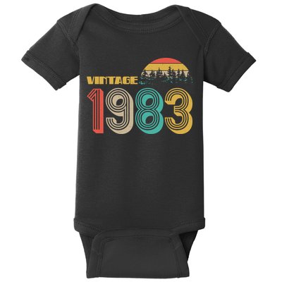 Vintage 1983 Sun Wilderness 40th Birthday Baby Bodysuit