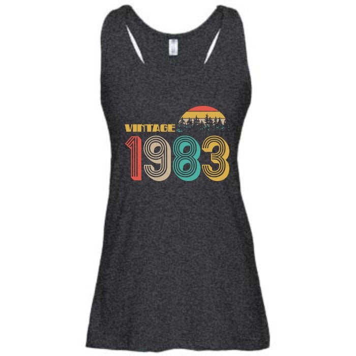 Vintage 1983 Sun Wilderness 40th Birthday Ladies Essential Flowy Tank