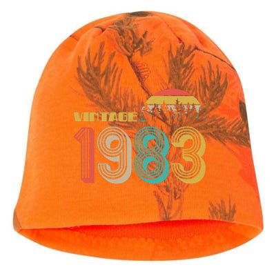 Vintage 1983 Sun Wilderness 40th Birthday Kati - Camo Knit Beanie