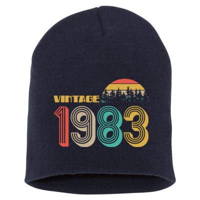 Vintage 1983 Sun Wilderness 40th Birthday Short Acrylic Beanie