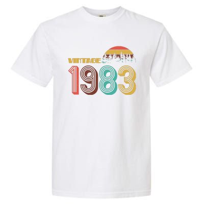 Vintage 1983 Sun Wilderness 40th Birthday Garment-Dyed Heavyweight T-Shirt