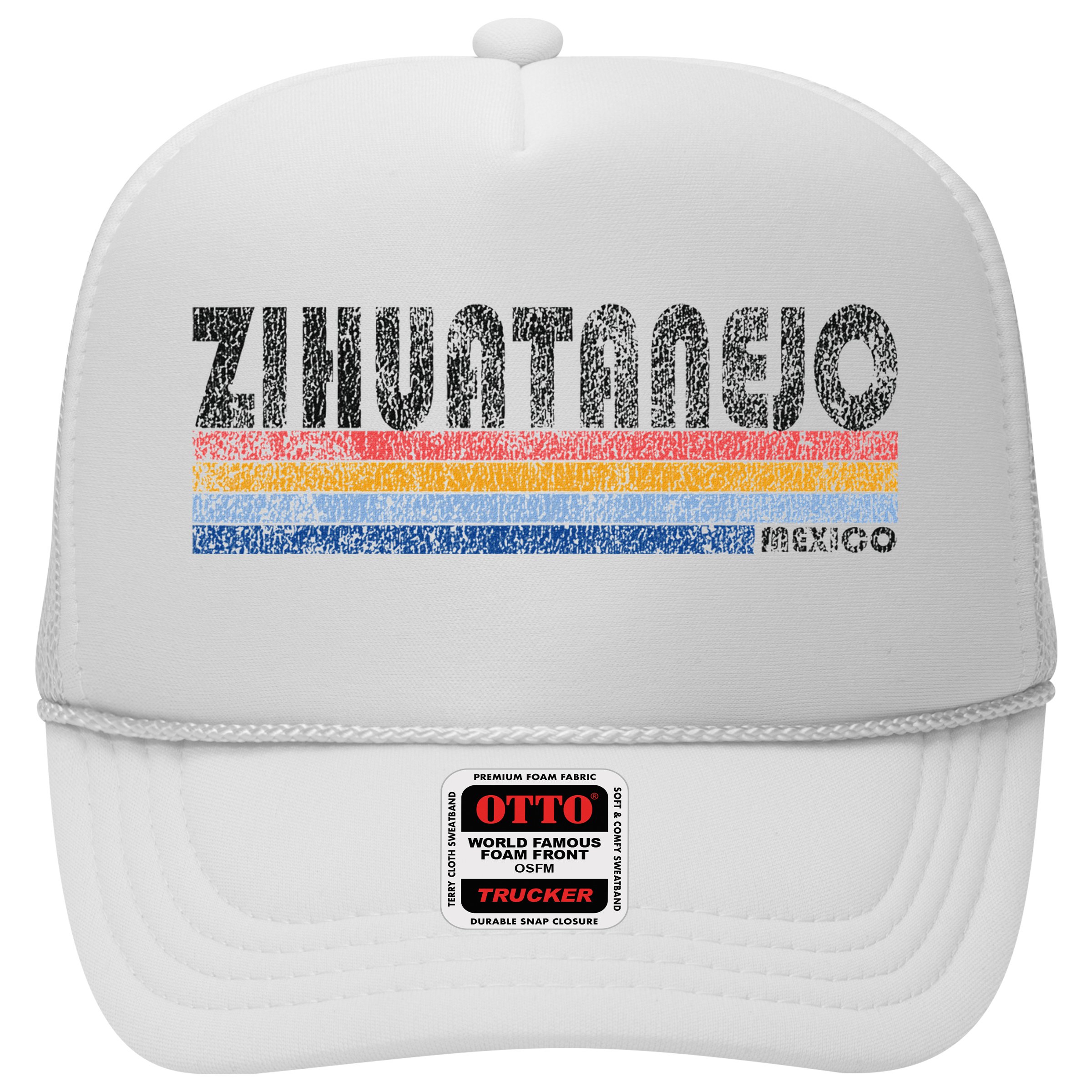 Vintage 1980s Style Zihuatanejo Mexico Hat