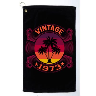 Vintage 1973 T Platinum Collection Golf Towel