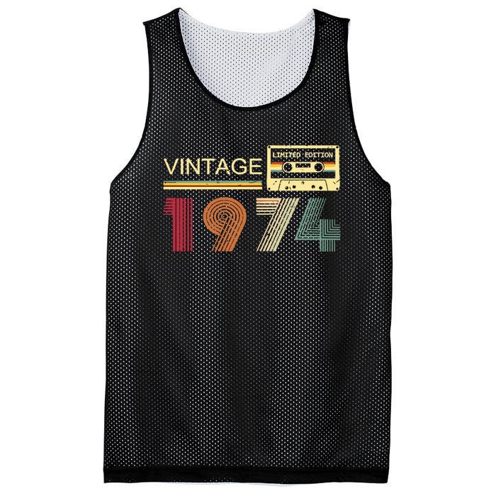 Vintage 1974 Mesh Reversible Basketball Jersey Tank