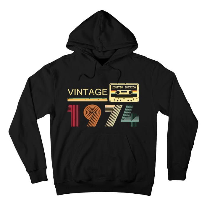 Vintage 1974 Tall Hoodie