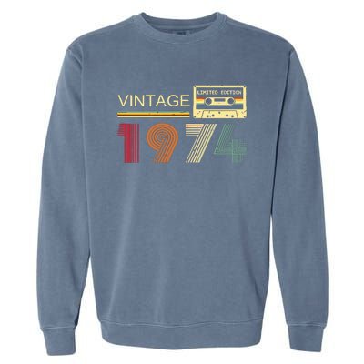 Vintage 1974 Garment-Dyed Sweatshirt