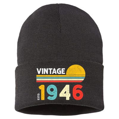 Vintage 1946 Sustainable Knit Beanie