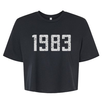 Vintage 1983 Bella+Canvas Jersey Crop Tee