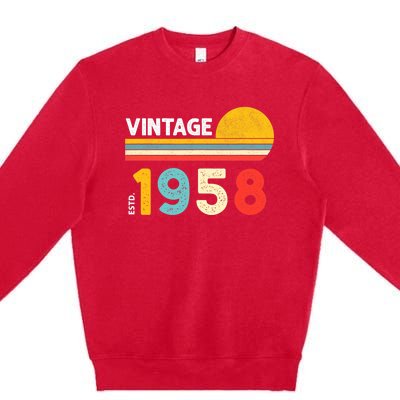 Vintage 1958 Premium Crewneck Sweatshirt