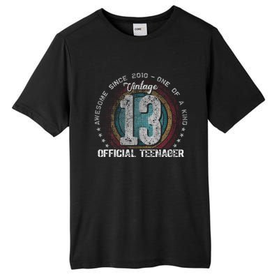 Vintage 13 Year Old Gifts 13th Birthday Cute Tall Fusion ChromaSoft Performance T-Shirt