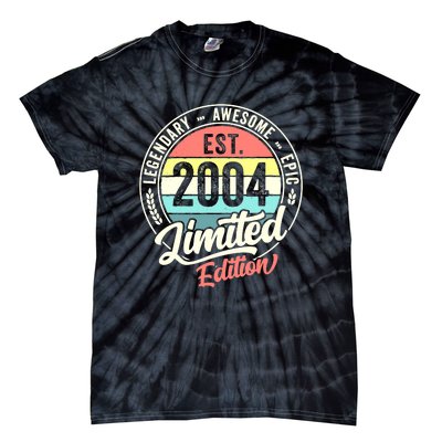 Vintage 18 Year Old Est 2004 Limited Edition 18th Birthday Tie-Dye T-Shirt