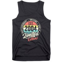 Vintage 18 Year Old Est 2004 Limited Edition 18th Birthday Tank Top