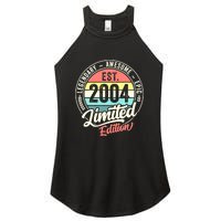 Vintage 18 Year Old Est 2004 Limited Edition 18th Birthday Women's Perfect Tri Rocker Tank