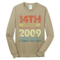 Vintage 2009 14 Year Old Gifts Limited Edition 14th Birthday Tall Long Sleeve T-Shirt