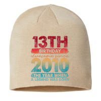 Vintage 2010 13 Year Old Gifts Limited Edition 13th Birthday Love Sustainable Beanie