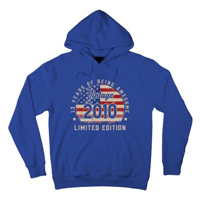 Vintage 2010 13 Years of Being Awesome Gifts 13th Birthday Hoodie