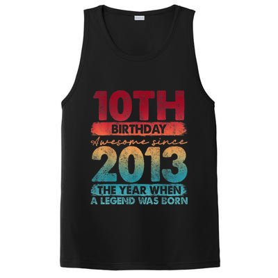 Vintage 2013 10 Year Old Gifts Limited Edition 10th Birthday PosiCharge Competitor Tank