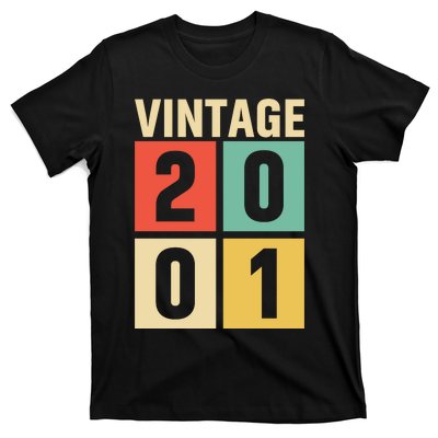 Vintage 2001 21st Birthday Celebration T-Shirt