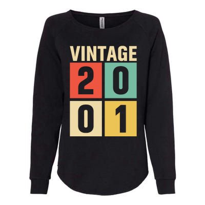 Vintage 2001 21st Birthday Celebration Womens California Wash Sweatshirt