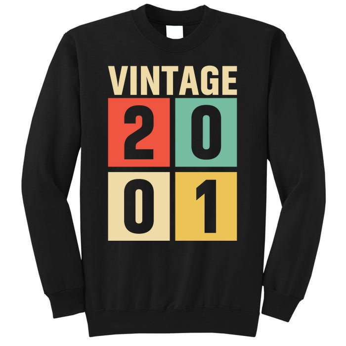 Vintage 2001 21st Birthday Celebration Tall Sweatshirt