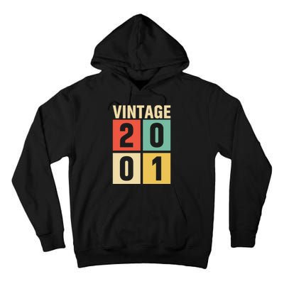 Vintage 2001 21st Birthday Celebration Tall Hoodie