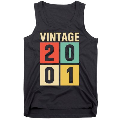 Vintage 2001 21st Birthday Celebration Tank Top