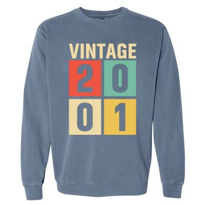 Vintage 2001 21st Birthday Celebration Garment-Dyed Sweatshirt