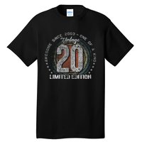 Vintage 2003 20 Year Old Gifts Limited Edition 20th Birthday Tall T-Shirt