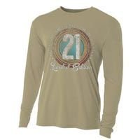 Vintage 2002 21 Year Old Gifts Limited Edition 21st Birthday Gift Love Cute Cooling Performance Long Sleeve Crew