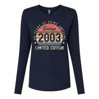 Vintage 2003 20 Years Of Being Awesome Womens Cotton Relaxed Long Sleeve T-Shirt