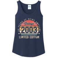 Vintage 2003 20 Years Of Being Awesome Ladies Essential Tank