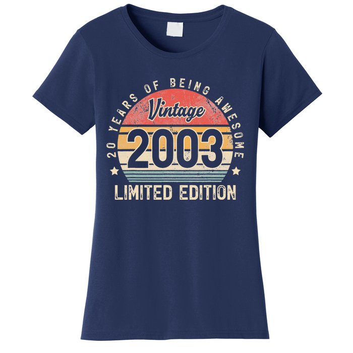 Vintage 2003 20 Years Of Being Awesome Women's T-Shirt