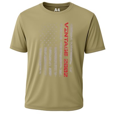 Vintage 2002 21st Birthday 21 Years Old US Flag Patriotic Performance Shirt