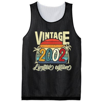 Vintage 2002 21st Birthday Limited Edition 21 Years Old Bday Mesh Reversible Basketball Jersey Tank