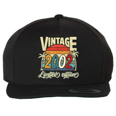 Vintage 2002 21st Birthday Limited Edition 21 Years Old Bday Wool Snapback Cap