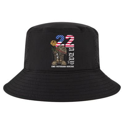 Veteran 22 A Day Take Their Lives End Veteran Suicide Cool Comfort Performance Bucket Hat