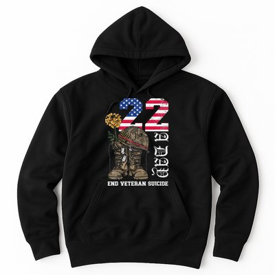 Veteran 22 A Day Take Their Lives End Veteran Suicide Hoodie