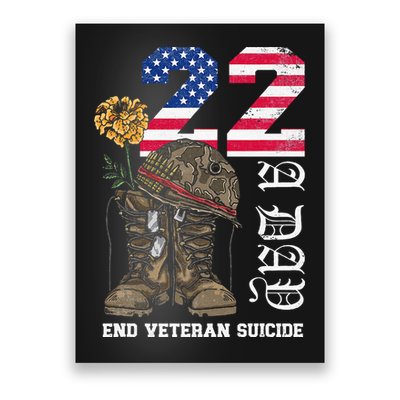 Veteran 22 A Day Take Their Lives End Veteran Suicide Poster