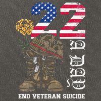 Veteran 22 A Day Take Their Lives End Veteran Suicide Cotton Canvas Backpack