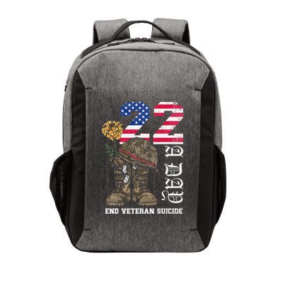 Veteran 22 A Day Take Their Lives End Veteran Suicide Vector Backpack